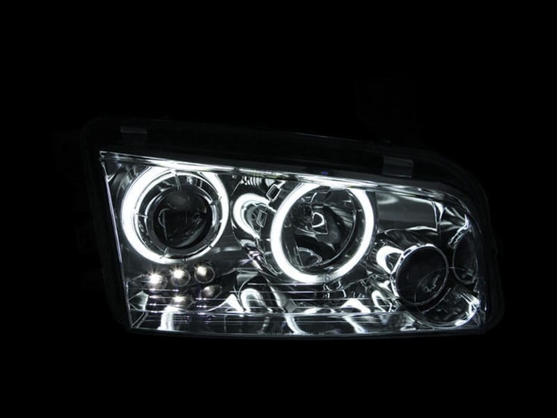 ANZO 2006-2010 Dodge Charger Projector Headlights w/ Halo Chrome (CCFL) thumbnail 9