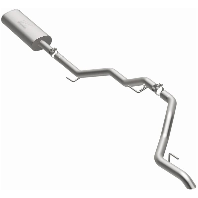 MagnaFlow 2020 Jeep Gladiator 2.5in Rock Crawler Series Single Rear Exit SS Cat-Back Exhaust w/o Tip thumbnail 4