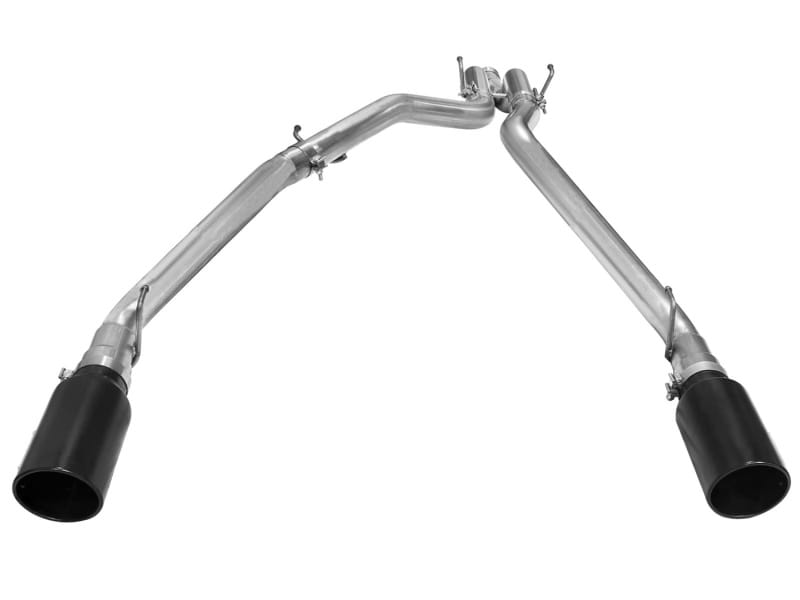 aFe MACHForce XP DPF-Back Exhaust 3in SS w/ 6in Black Tips 2014 Dodge Ram 1500 V6 3.0L EcoDiesel thumbnail 2