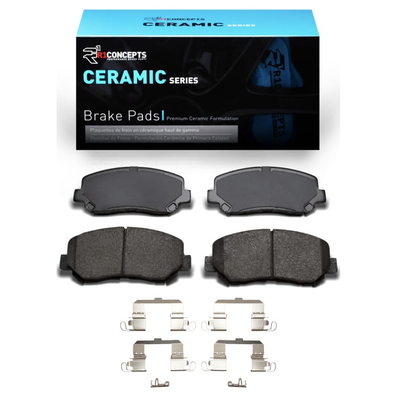 R1 13-16 Chrysler 200 Front Ceramic Brake Pads & Hardware Kit