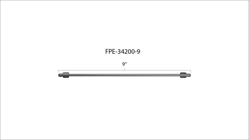 Fleece Performance 9in High Pressure Fuel Line (8mm x 3.5mm Line M14x1.5 Nuts) thumbnail 3