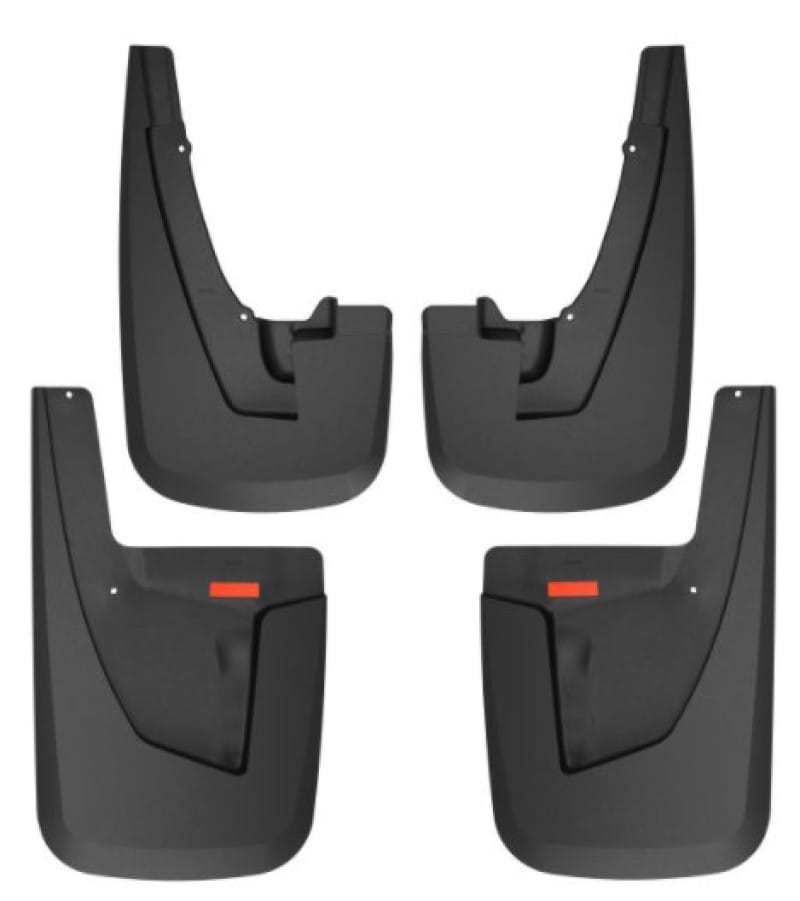 Husky Liners 19-22 RAM 2500/3500 w/o OEM Fender Flares Custom Front & Rear Mud Guard Set - Black thumbnail 2