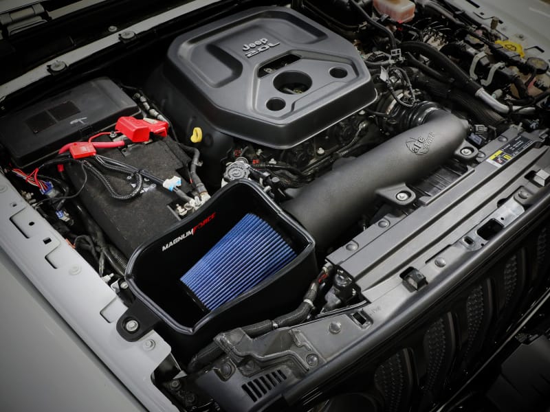 aFe MagnumFORCE Intake Stage-2 Pro Dry 5R Filter 18-23 Jeep Wrangler (JL) L4-2.0L (t) thumbnail 4