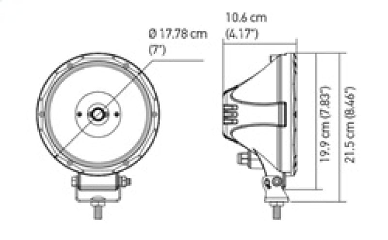 Hella Value Fit 7in Light - Driving Beam thumbnail 3