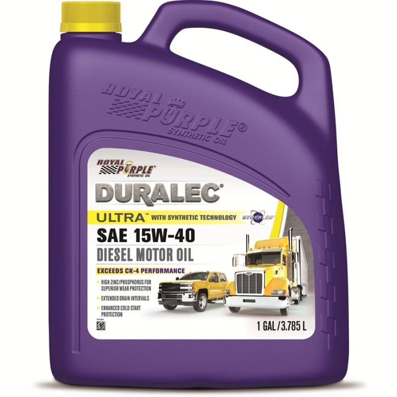 Royal Purple Duralec Ultra Diesel 15W40 CK-4 Motor Oil - 1 Gallon thumbnail 2