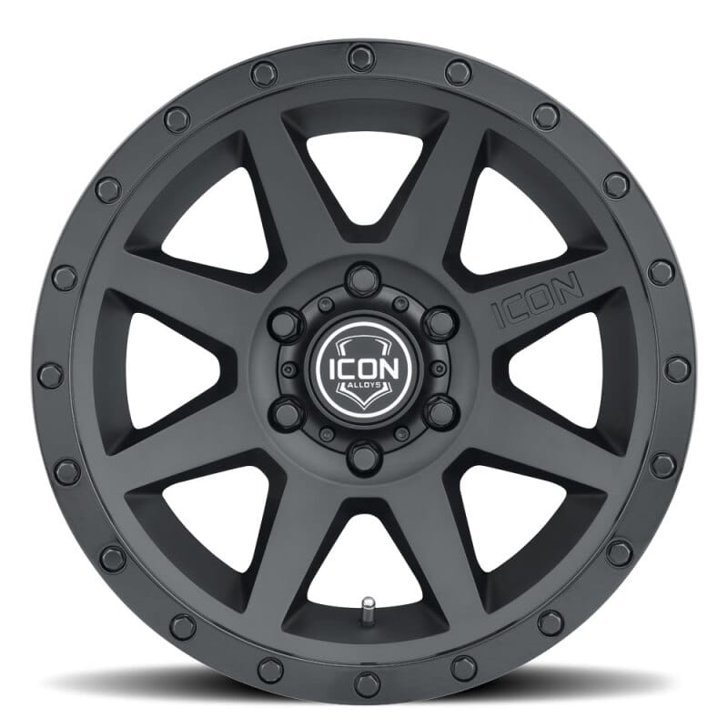 ICON Rebound 18x9 / 5x5in / -12mm / 4.5in BS Double Black Wheel thumbnail 3