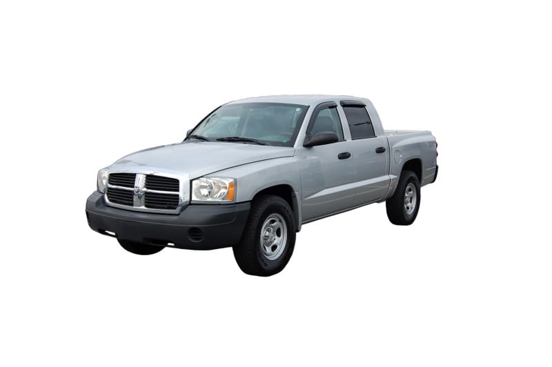 AVS 05-11 Dodge Dakota Quad Cab Ventvisor Outside Mount Window Deflectors 4pc - Smoke thumbnail 2