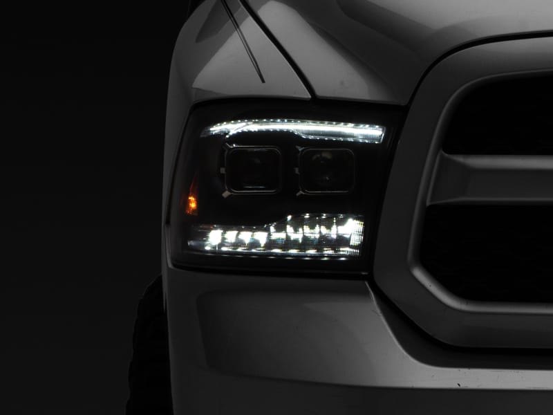 Raxiom 09-18 RAM 1500 LED Projector Headlights w/ Switchback Turn Signals- Blk Housing (Clear Lens) thumbnail 3