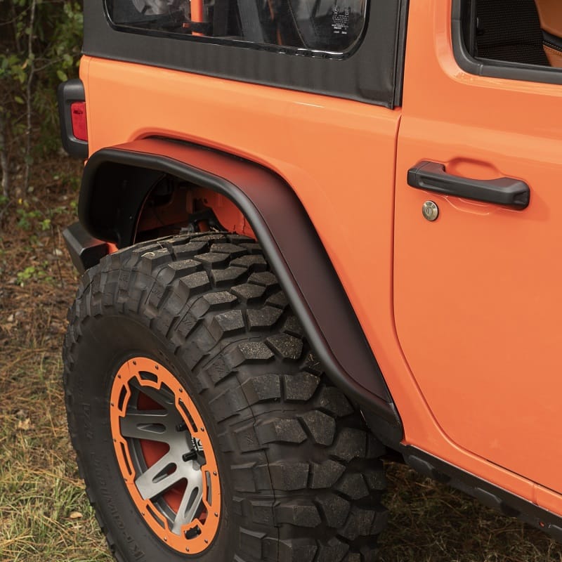 Rugged Ridge HD Steel Tube Fenders Rear Pair Black 18-19 JL thumbnail 3