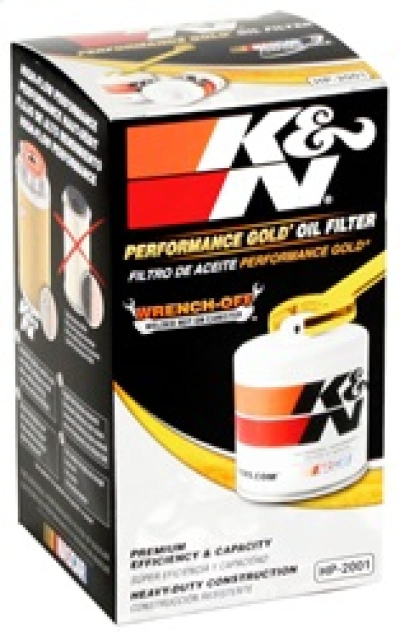 K&N Oil Filter OIL FILTER; AUTOMOTIVE - HP-2001 thumbnail 2