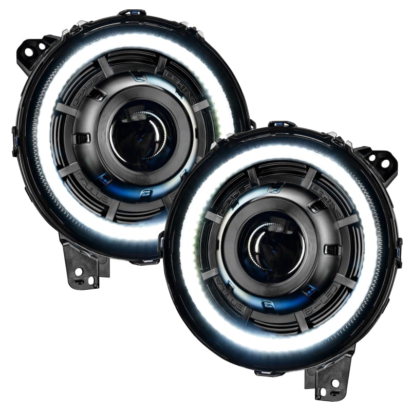 Oracle Jeep JL/Gladiator JT Oculus Bi-LED Projector Headlights - Amber/White Switchback thumbnail 4