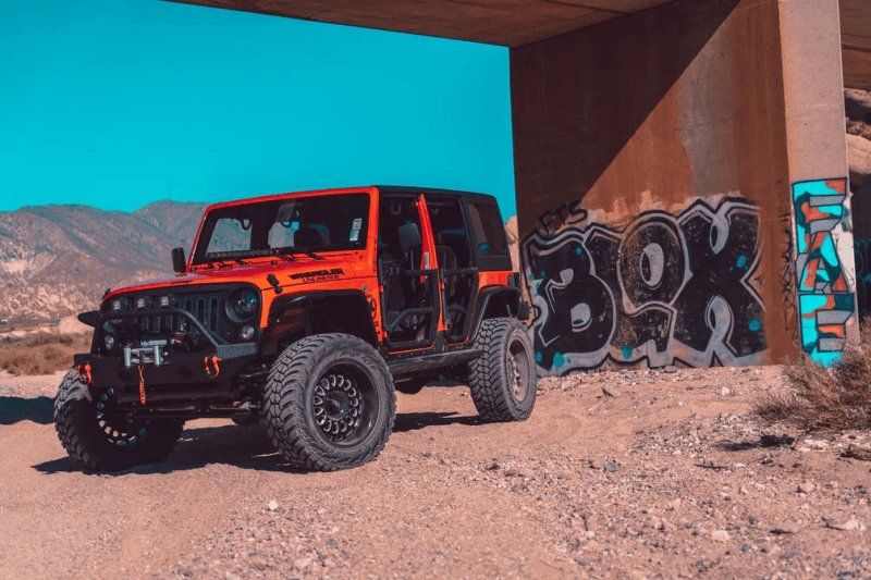 Body Armor 4x4 07-18 Jeep Wrangler JK Tube Doors Front Pair thumbnail 4