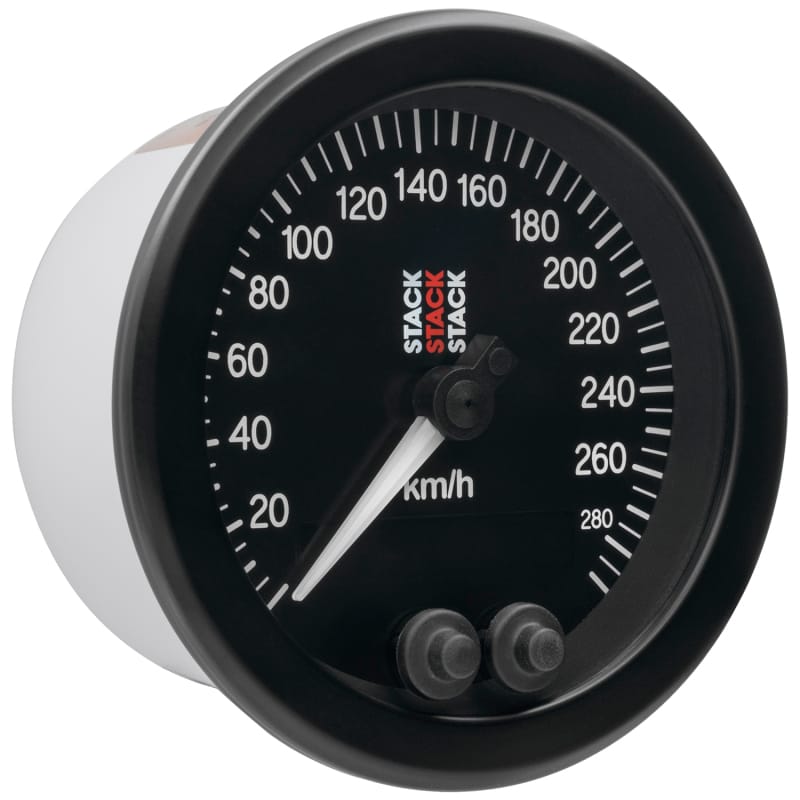 Autometer Stack Instruments 88mm 0-290 KM/H GPS Speedometer - Black thumbnail 5