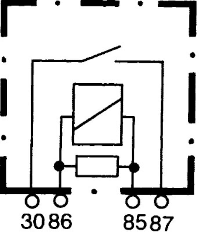 Hella Relay 12V 40A Spst Res Bkt - 007791021 thumbnail 2
