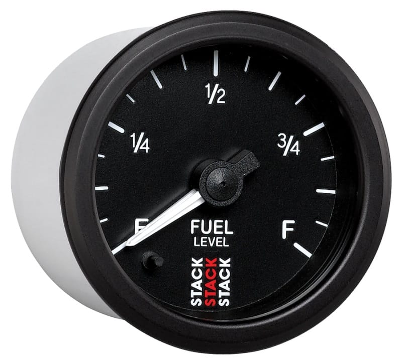 Autometer Stack Instruments 52mm 0-280 Ohm Programmable Pro Stepper Motor Fuel Level Gauge - Black thumbnail 5