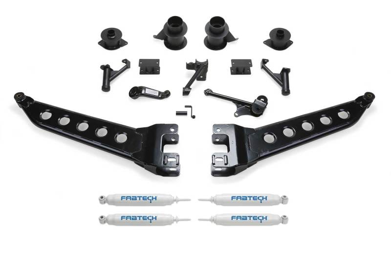 Fabtech 14-18 Ram 2500 4WD 5in Radius Arm System w/Coil Spacers & Perf. Shocks - K3068