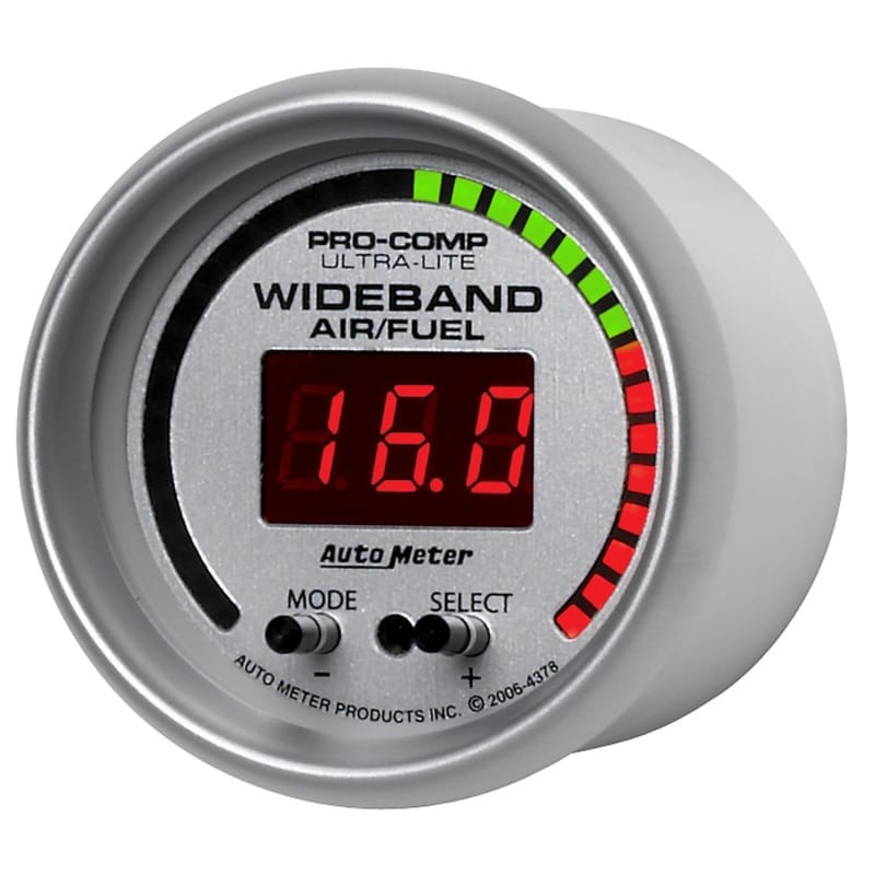 Autometer Ultra-Lite 52mm Wideband Air/Fuel Gauge thumbnail 2
