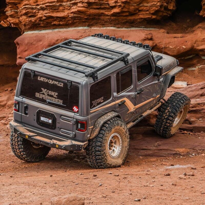 Westin 18-26 Jeep Wrangler JL Unlimited Mesa Roof Rack thumbnail 3