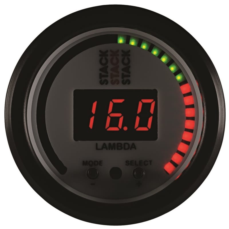 Autometer Stack 52mm Pro-Control Wideband Air/Fuel Ratio (Lambda) Gauge - White thumbnail 4