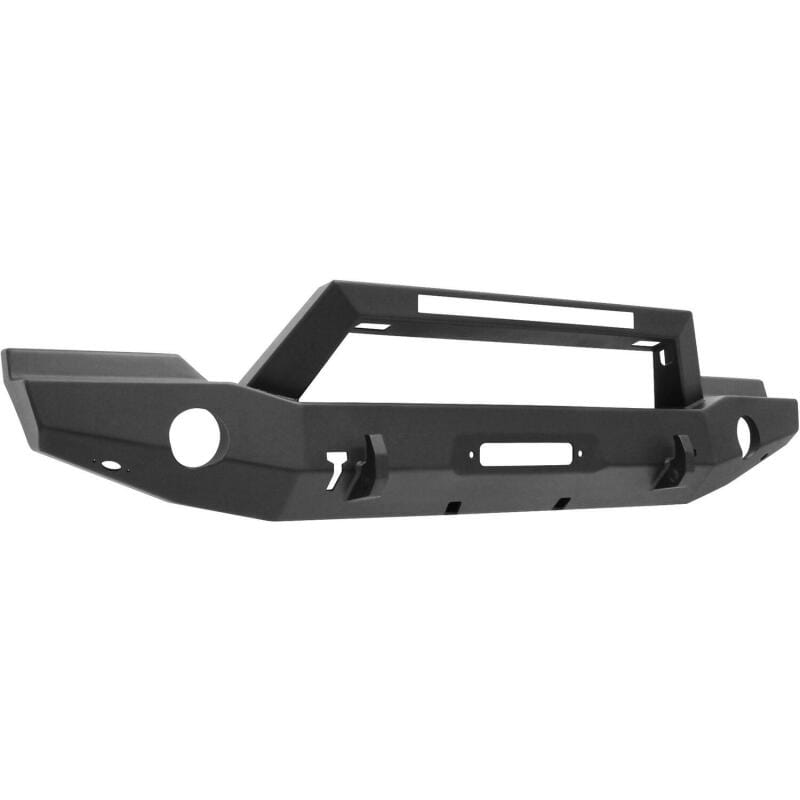 Westin 07-18 Jeep Wrangler JK WJ2 Full Width Front Bumper w/LED Light - Tex. Blk thumbnail 2