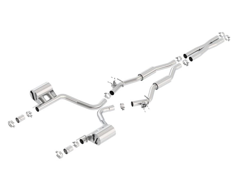 Borla 15-16 Dodge Challenger SRT 392 S-Type Catback Exhaust Single Split Rear Exit (No Tip)