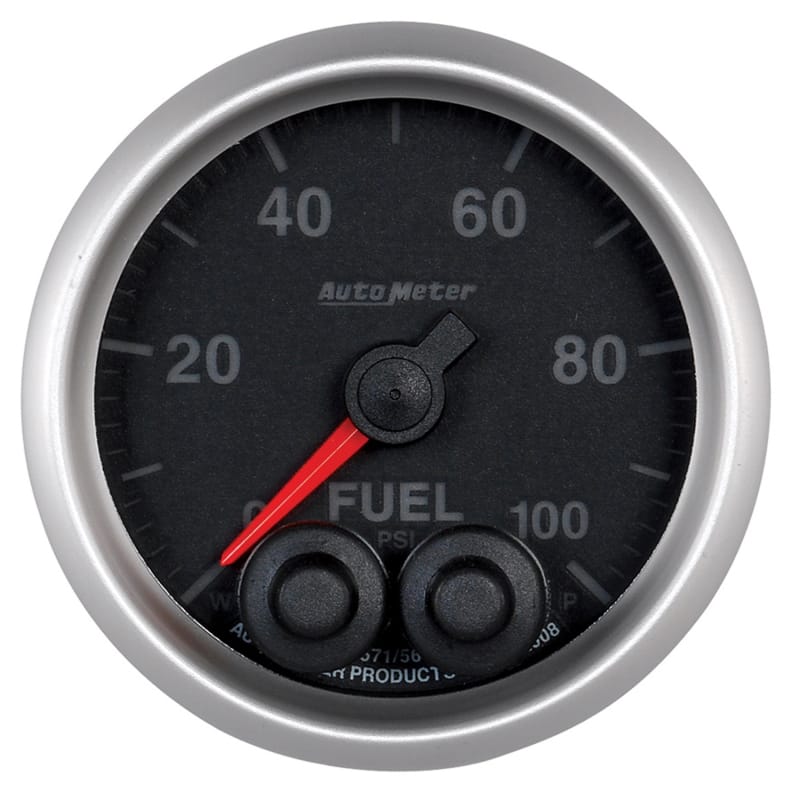 Autometer Elite 52mm 0-100 PSI Fuel Pressure Peak & Warn w/ Electronic Control Gauge thumbnail 2