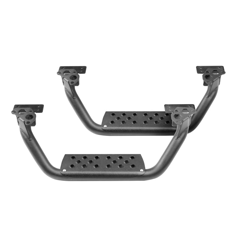 Go Rhino Dominator Extreme D6 SideSteps - Tex Blk - 4in Drop Down Steps (Pair) thumbnail 2