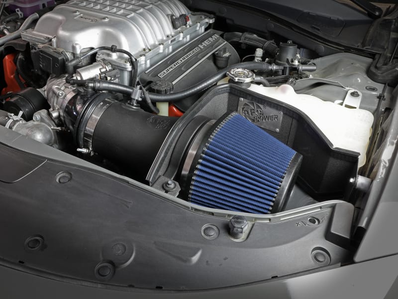 aFe 17-18 Dodge Challenger/Charger Magnum FORCE Stage-2XP Cold Air Intake System w/Pro DRY S- Black thumbnail 4