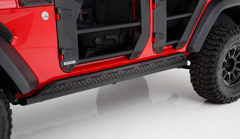 Go Rhino 18-20 Jeep Wrangler JLU JL Frame Mount Sliders thumbnail 2