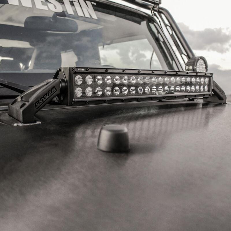 Westin/Snyper 07-17 Jeep Wrangler Snyper LED Hood Mount - Textured Black thumbnail 2