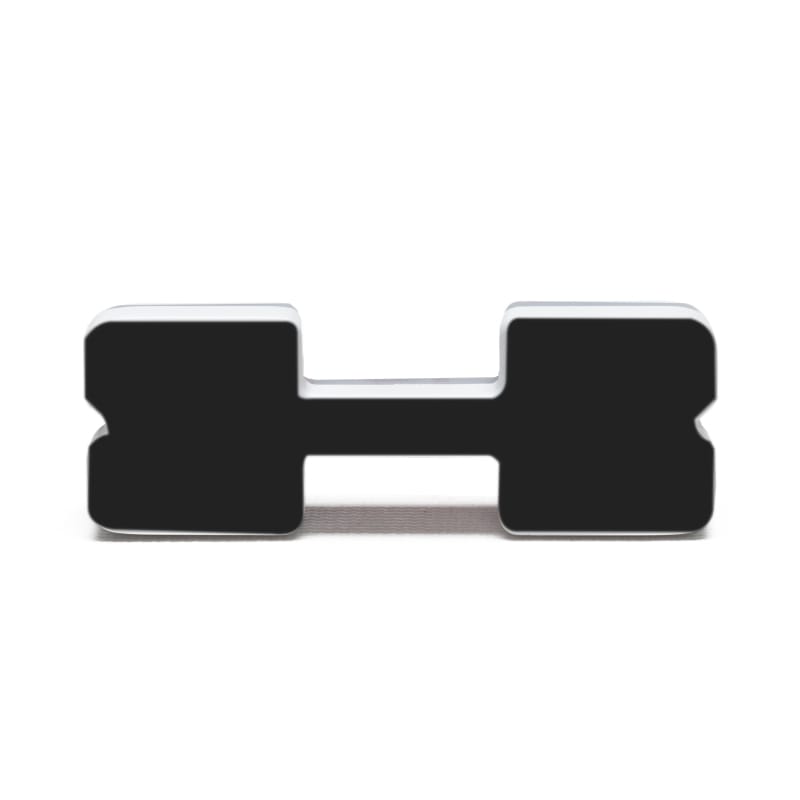 ORACLE Lighting Universal Illuminated LED Letter Badges - Matte Blk Surface Finish - X - 3141-X-001