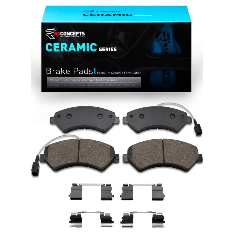 R1 14-22 Ram Promaster 3500 Front Ceramic Pads & Hardware Kit