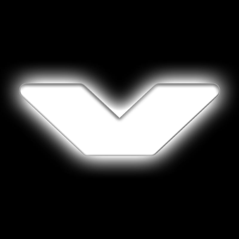 ORACLE Lighting Universal Illuminated LED Letter Badges - Matte Wht Surface Finish - V - 3140-V-001