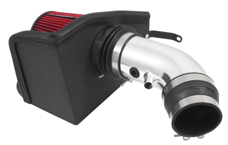 Spectre 12-18 Jeep Grand Cherokee V8-6.4L F/I Air Intake Kit - Polished w/Red Filter thumbnail 4