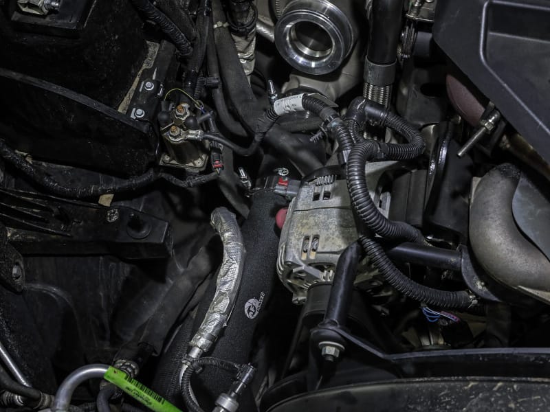 aFe 19-23 RAM Diesel L6-6.7L BladeRunner 3.5 IN Aluminum Hot Charge Pipe - Black thumbnail 5
