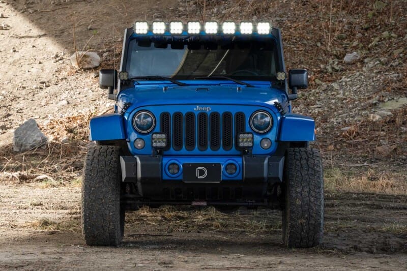 Diode Dynamics Jeep JK SS5 Sport CrossLink Windshield - Yellow Combo Lightbar Kit thumbnail 4
