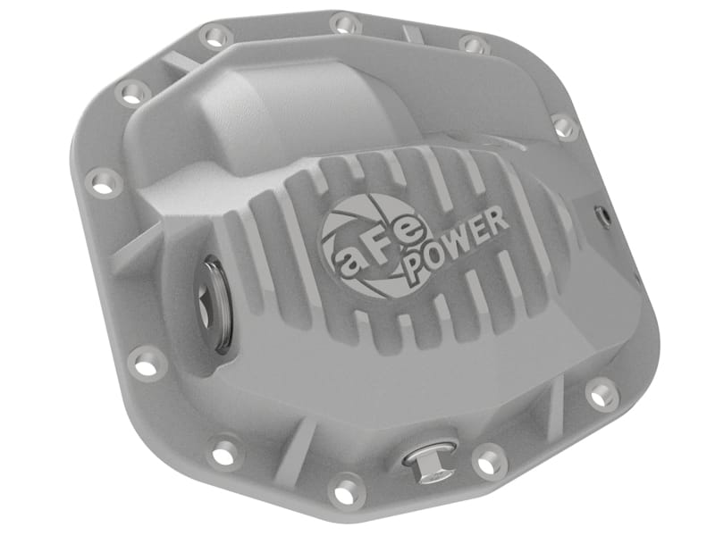 aFe Street Series Front Differential Cover Raw 2018+ Jeep Wrangler (JL) V6 3.6L (Dana M186) thumbnail 2