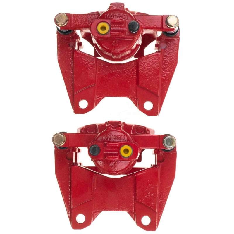 Power Stop 07-18 Jeep Wrangler JK Rear Red Caliper Pair w/Bracket thumbnail 2