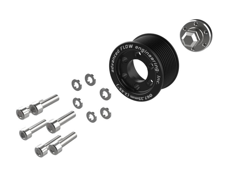 aFe 15-23 Dodge Challenger / 15-23 Dodge Charger SRT Hellcat 2.65in Supercharger Power Pulley Kit thumbnail 2