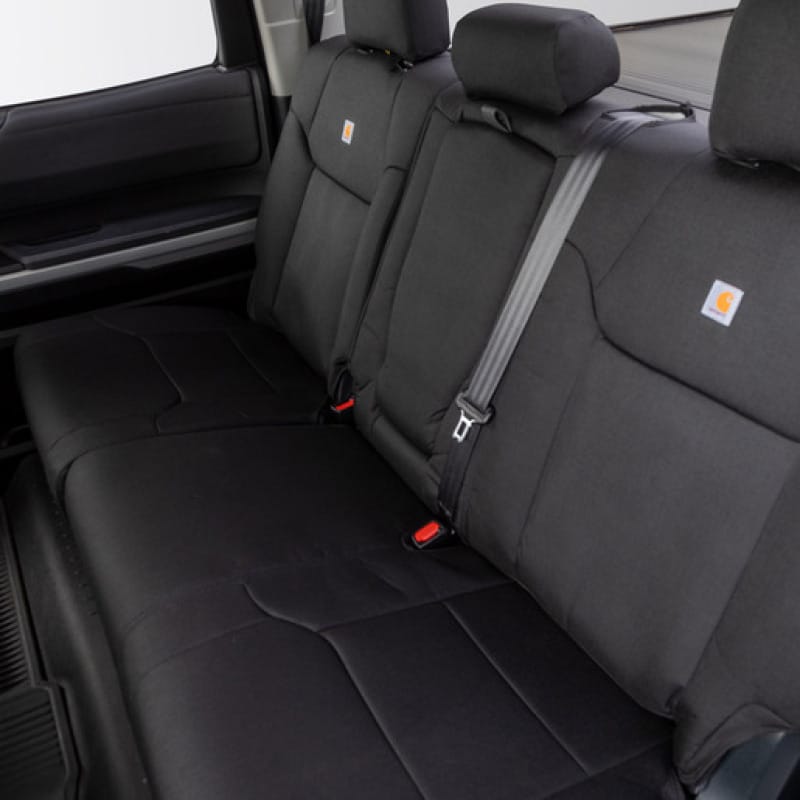 Covercraft 11-18 Dodge Ram Carhartt Super Dux PrecisionFit Custom Second Row Seat Covers - Black - GTD1333COBK