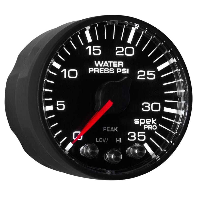 Autometer Spek-Pro 52.4mm 0-35 PSI Digital Stepper Motor Water Pressure Gauge thumbnail 8