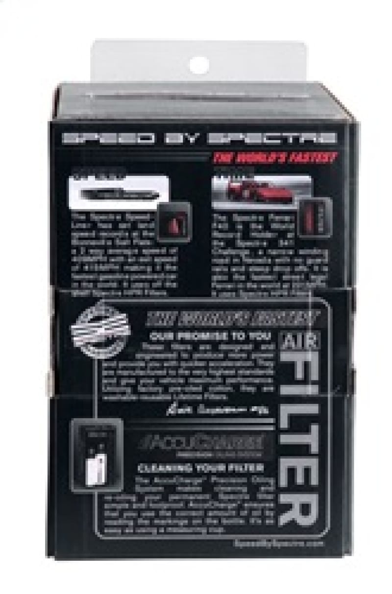 Spectre Adjustable Conical Air Filter 2-1/2in. Tall (Fits 3in. / 3-1/2in. / 4in. Tubes) - Black thumbnail 3