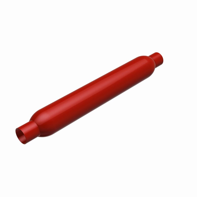MagnaFlow Muffler Red Pack Series Glasspack 3.5in Rd 22in Body Length 2in/2in Inlet/Outlet thumbnail 7