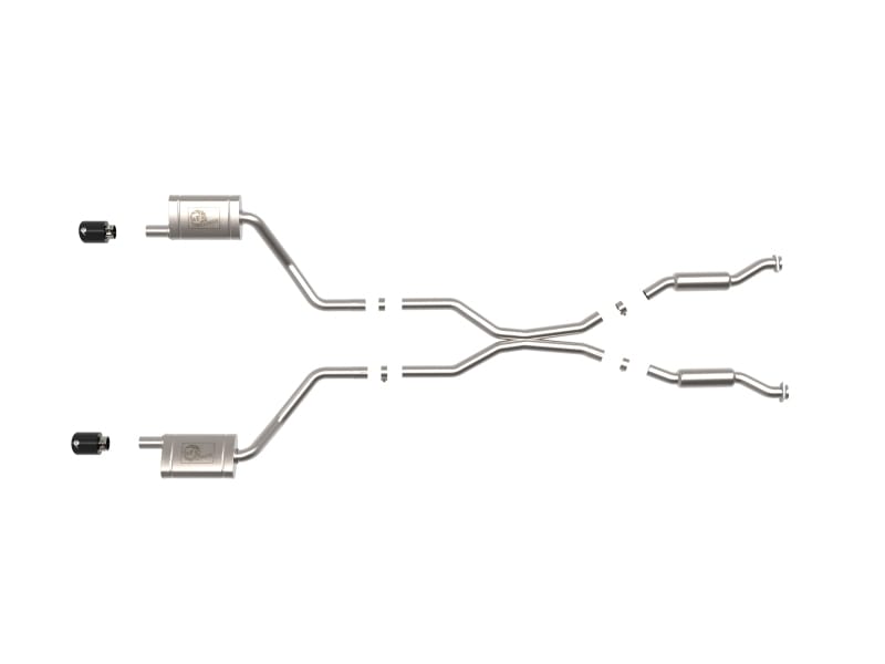 aFe 11-21 Dodge Durango V6-3.6L / V8-5.7L MACH Force-Xp 304 SS Cat-Back Exhaust System w/ Black Tip thumbnail 2