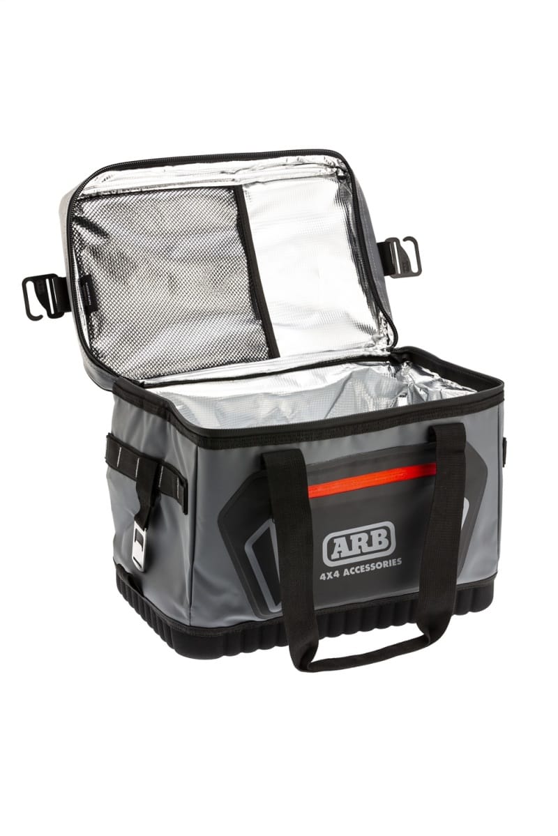 ARB Cooler Bag Charcoal w/ Red Highlights 15in L x 11in W x 9in H Holds 22 Cans thumbnail 2