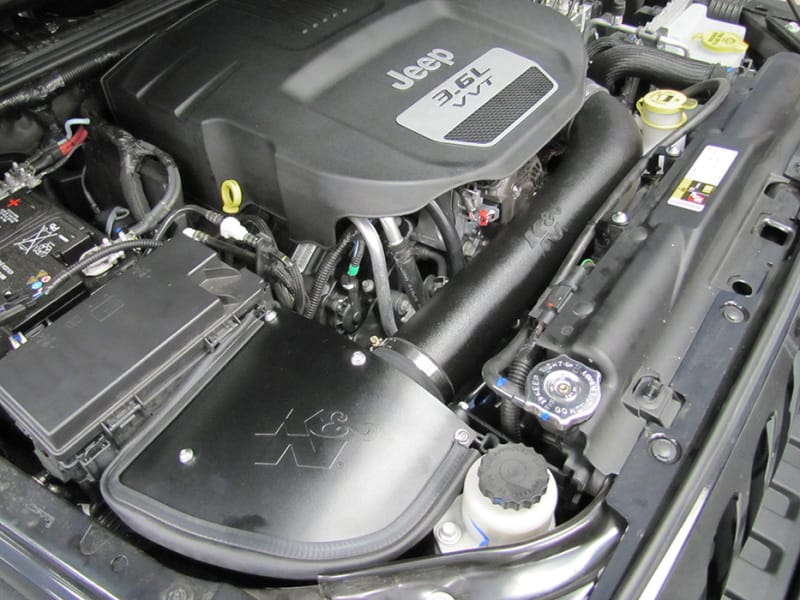 K&N 12-13 Jeep Wrangler 3.6L-V6 AirCharger Perf Intake Kit thumbnail 2