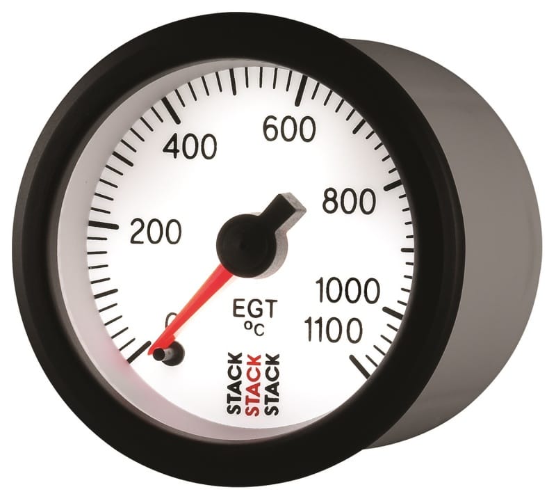 Autometer Stack 52mm 0-1100 Deg C Pro Stepper Motor Exhaust Gas Temp Gauge - White thumbnail 3