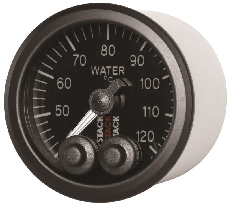 Autometer Stack 52mm 40-120 Deg C 1/8in NPTF Male Pro-Control Water Temp Gauge - Black thumbnail 6