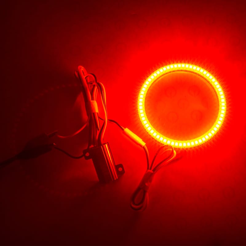 Oracle Jeep Wrangler 07-17 LED Waterproof Turn Signal Halo Kit - Amber thumbnail 3