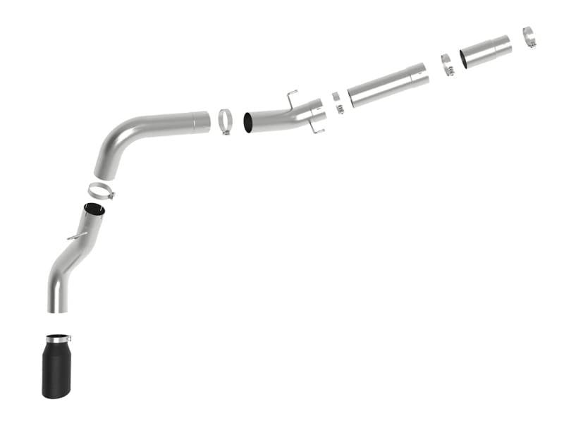 aFe Large-Bore HD 5in 409SS DPF-Back Exhaust System w/Black Tip 19-20 Ram Diesel Trucks L6-6.7L (td) thumbnail 3